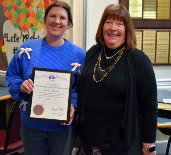 Bellefonte Elks name Edwards  Citizen of the Year